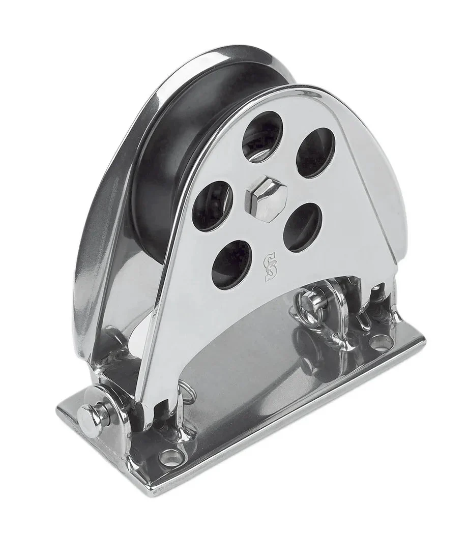 Schaefer Sailing 60 mm Hinged Half-Moon Mast Base Block - Delrin, 32-15-UC