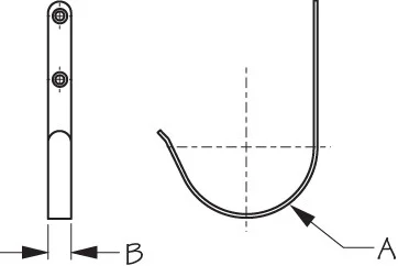 Sea Dog Marine - Stainless Steel Ring Buoy Bracket (491240-1)