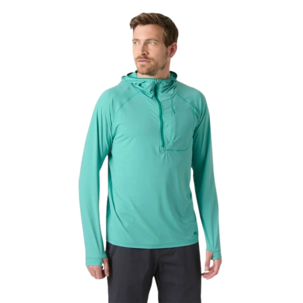 Helly Hansen Men's Shine Solen Half-Zip Sun Hoodie