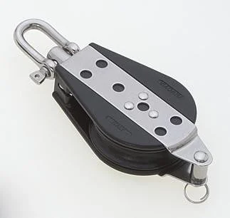 Viadana 76mm Single Ball Bearing Block with Becket, 12.81