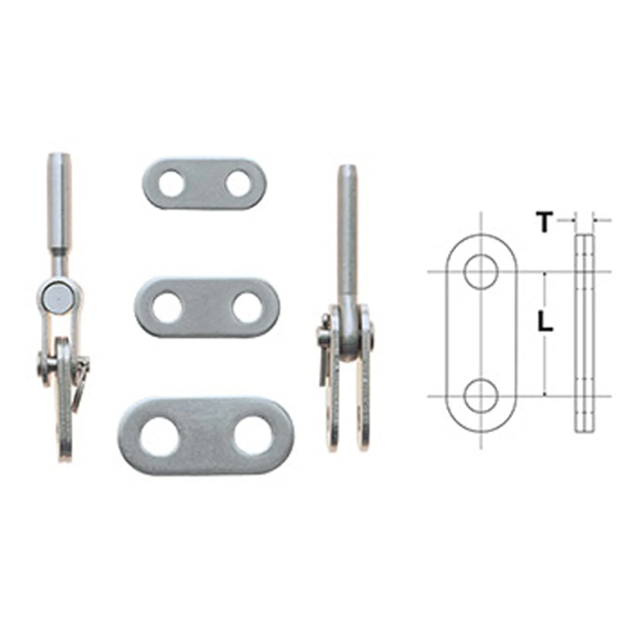 Johnson Marine Jaw and Eye Adapter Link Plate 5/8