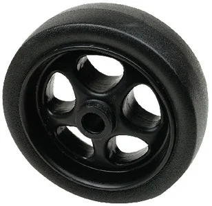 FulTyme RV - 8 Blk Poly Spare Jack Wheel - 1034