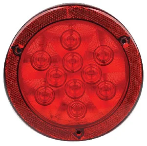 FulTyme RV - Led Tail Rnd 10 Leds Rflx Red - 1153