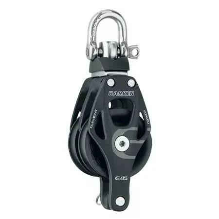 Harken 45mm Aluminum Element Double Swivel Block w/Becket
