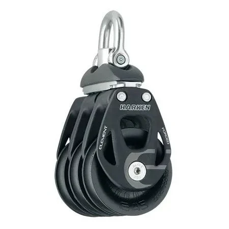 Harken 45mm Aluminum Element Triple Swivel Block