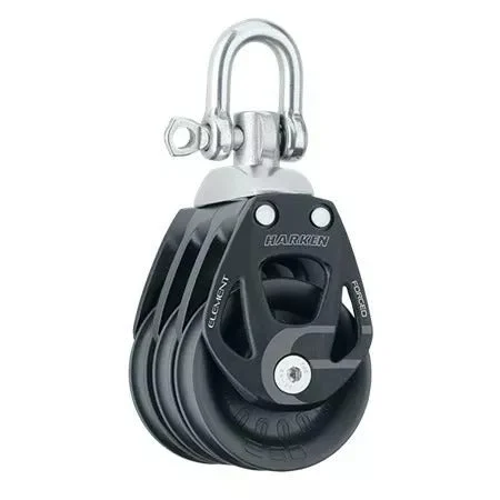 Harken 60mm Aluminum Element Triple Swivel Block