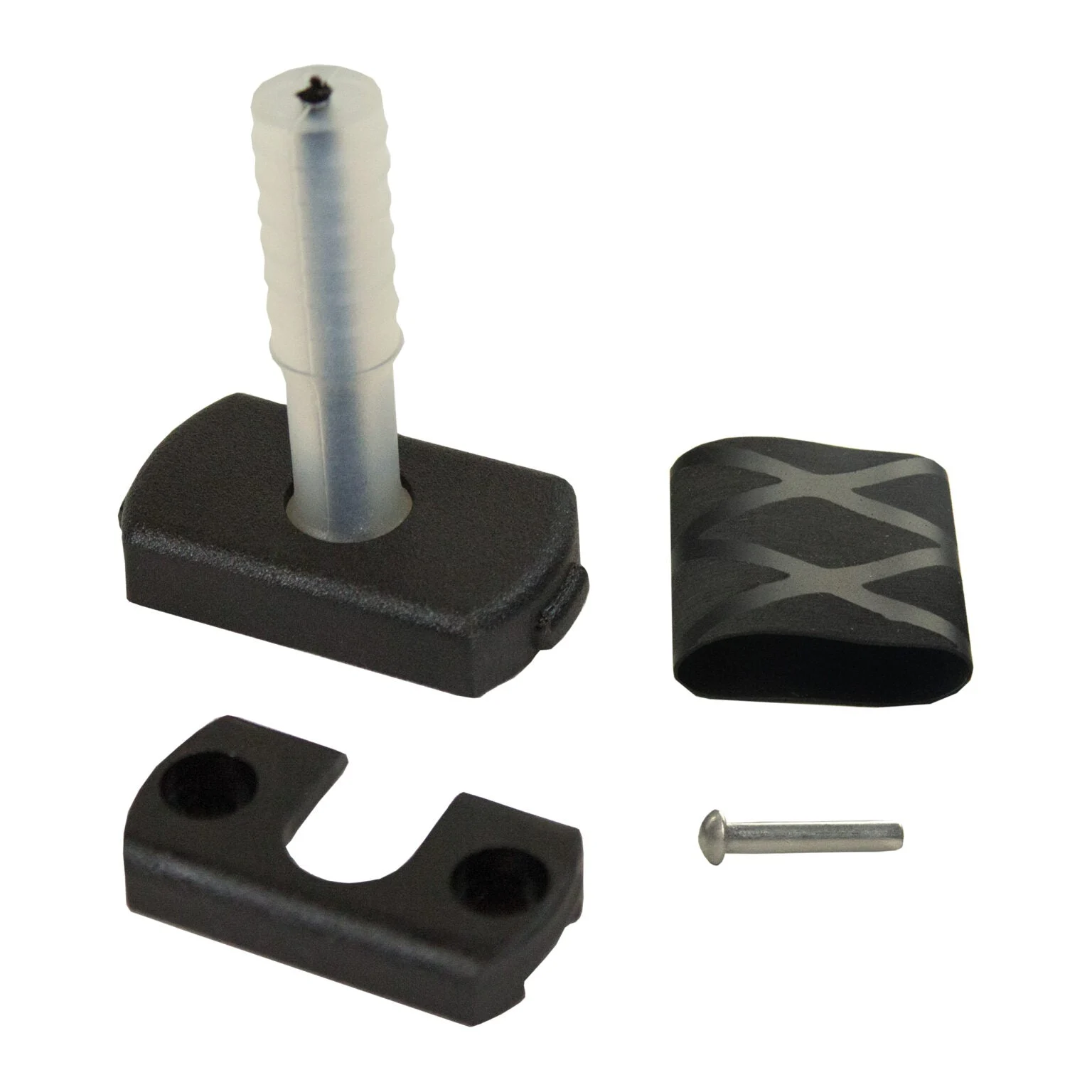 Universal, Releasable rubber joint with rope core for 20 mm tiller extension