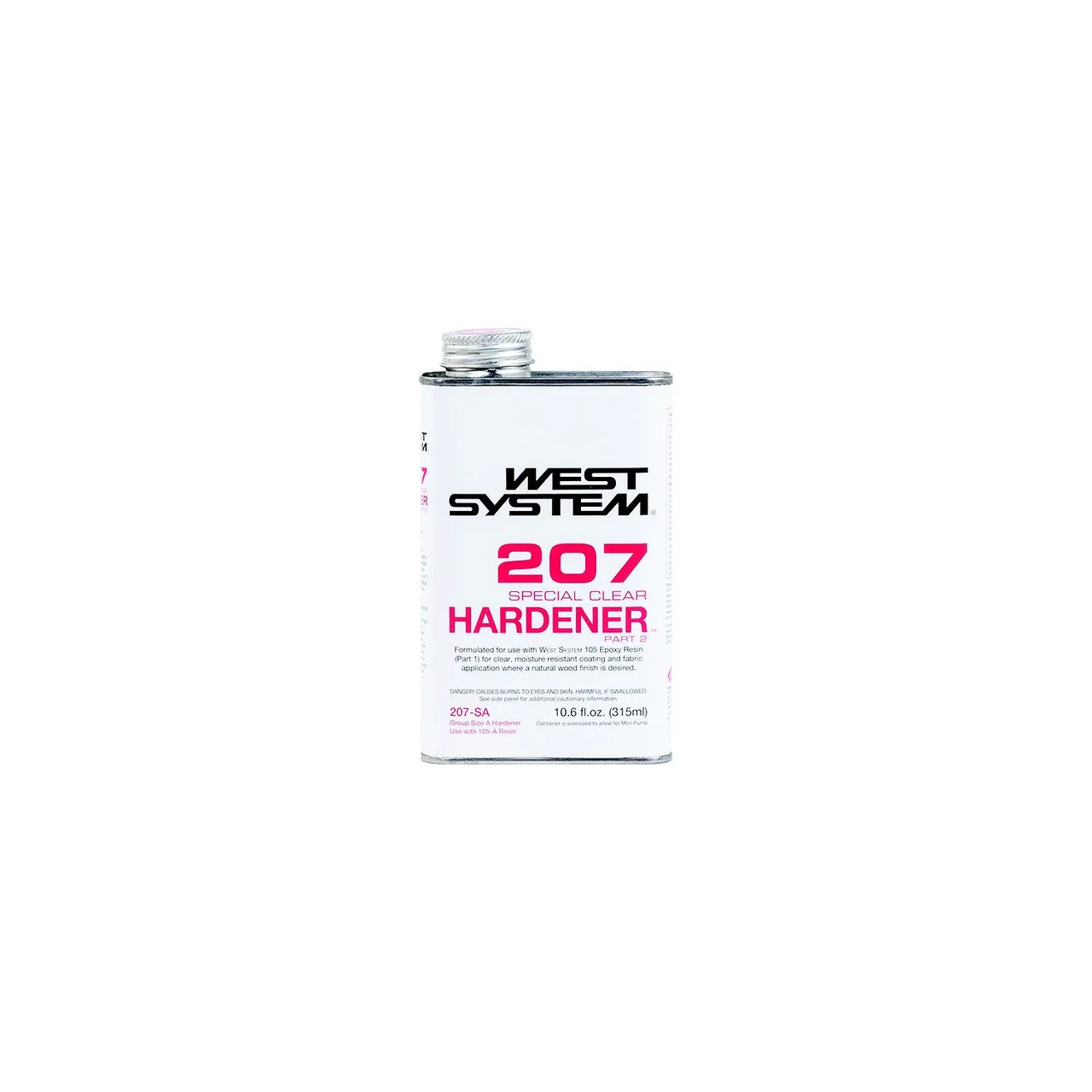 West System - West System 207SB Special Clear Hardener, .33 Gallon - 207-SB