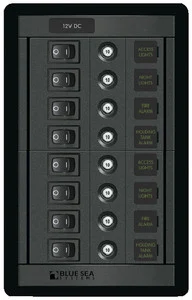 Blue Sea Systems - Panel 360 Dc 8p Switch Clb - 1457