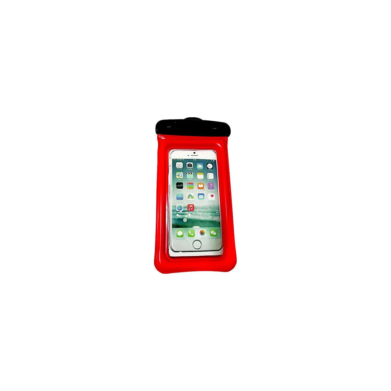 WOW Watersports - WOW H2O Proof Phone Holder, 4" x 8", Red - 18-5000R