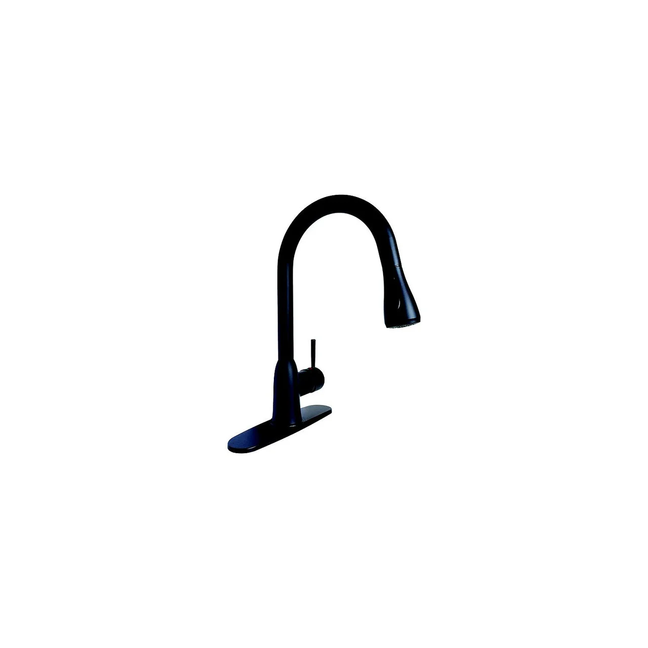 Valterra - 800-PF231766 8" Premium Power Boost Single Handle Pull Down Kitchen Faucet, Matte Black - PF231766