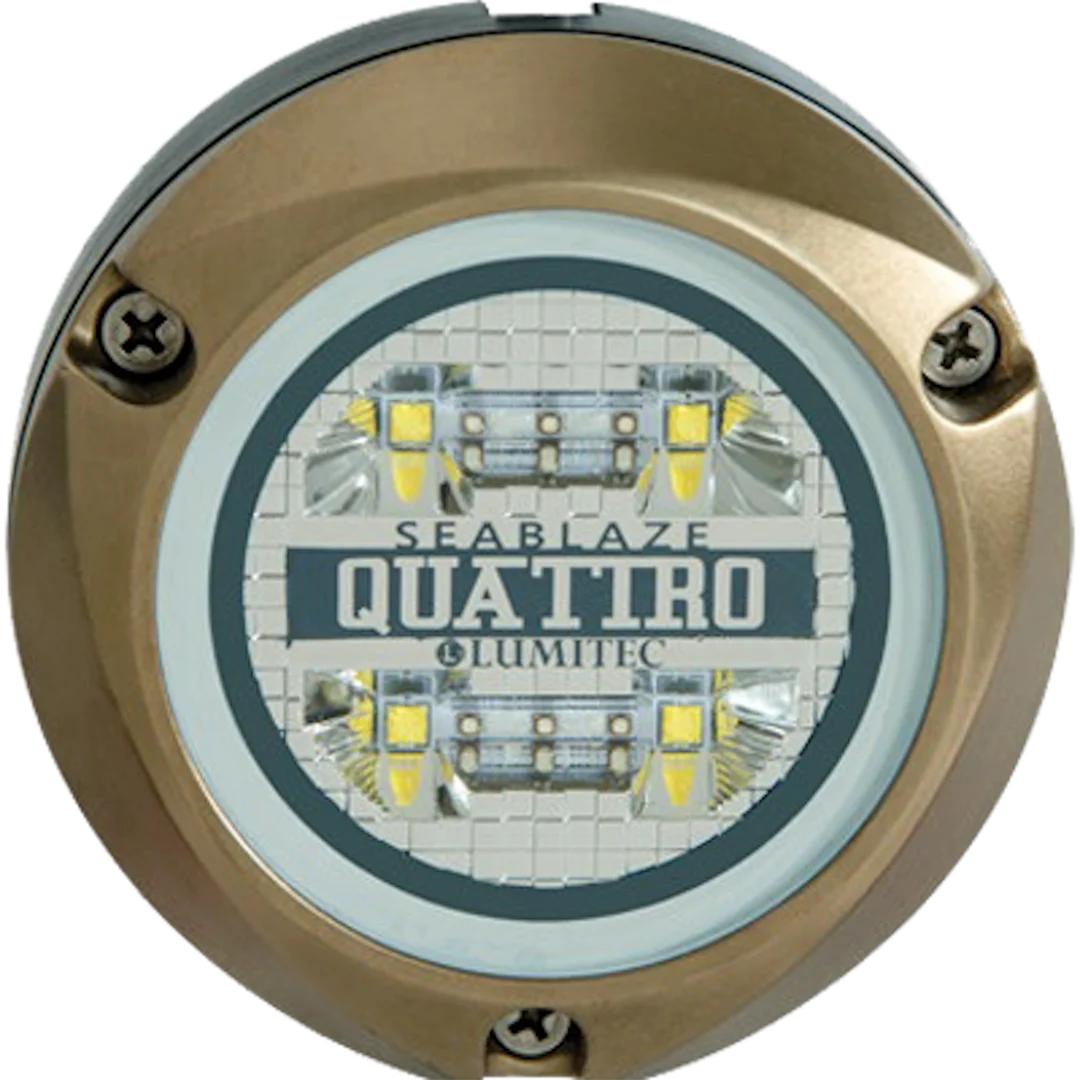 Lumitec SeaBlaze Quattro LED Underwater Light - Dual Color - White/Blue