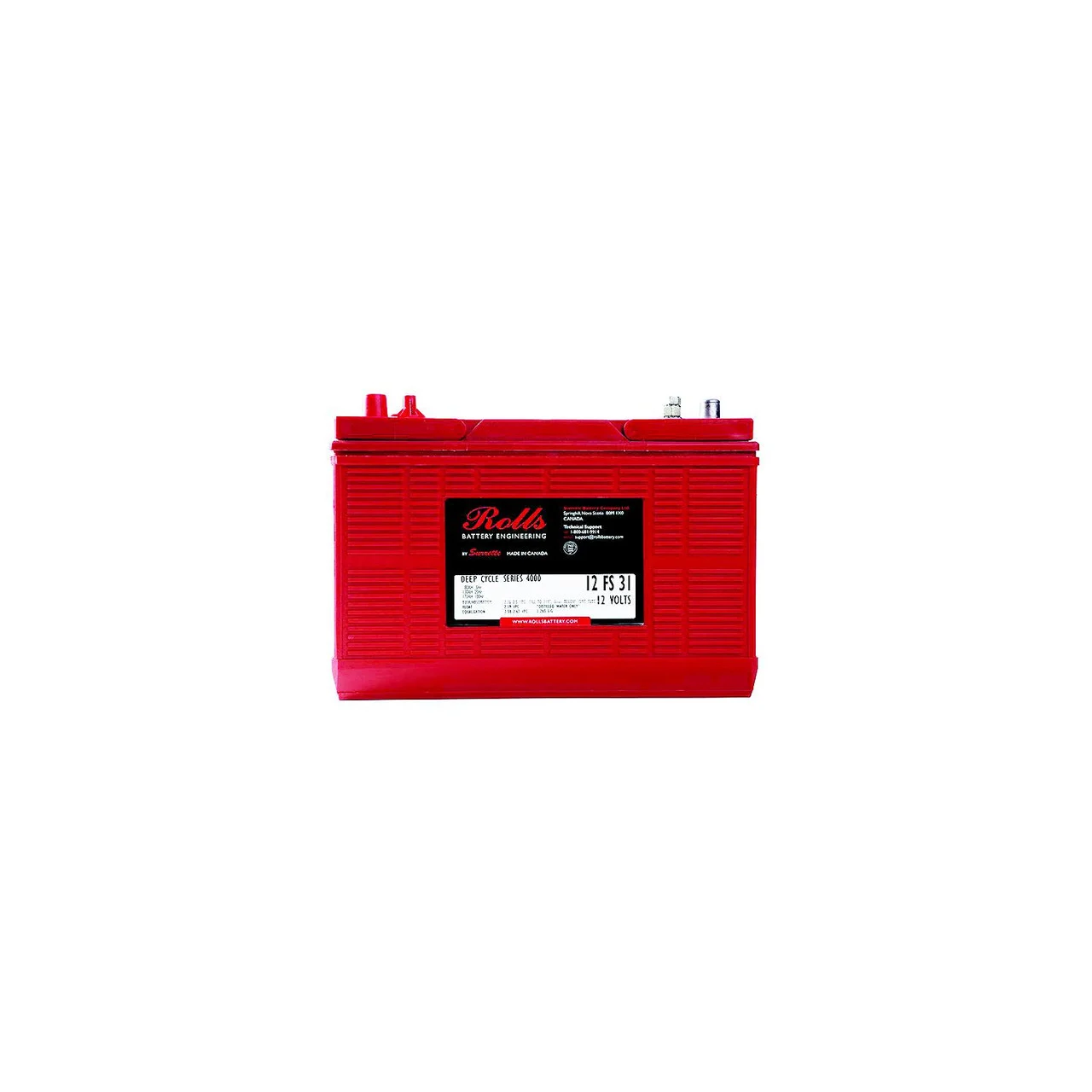 Midstate Battery - Midstate Battery 12FS31 Rolls Premium Deep Cycle Batteries, 12V, Group 31 - 12FS31