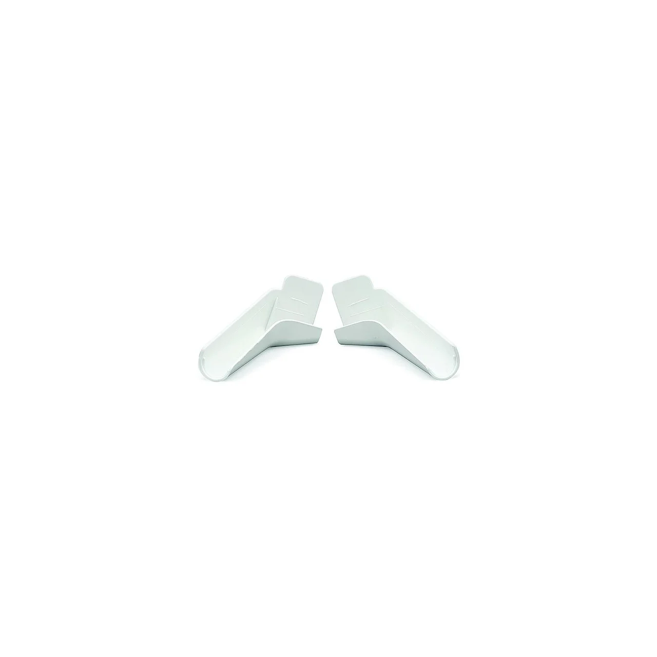 B&B Molders - B&B Molders 94172 Rain Gutter Spout, Flexible, Polar White - 94172