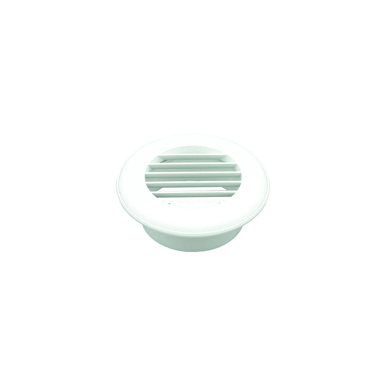 B&B Molders - 865-94264 Thermovent Ducted Vent, 4" w/o Damper, Polar White - 94264