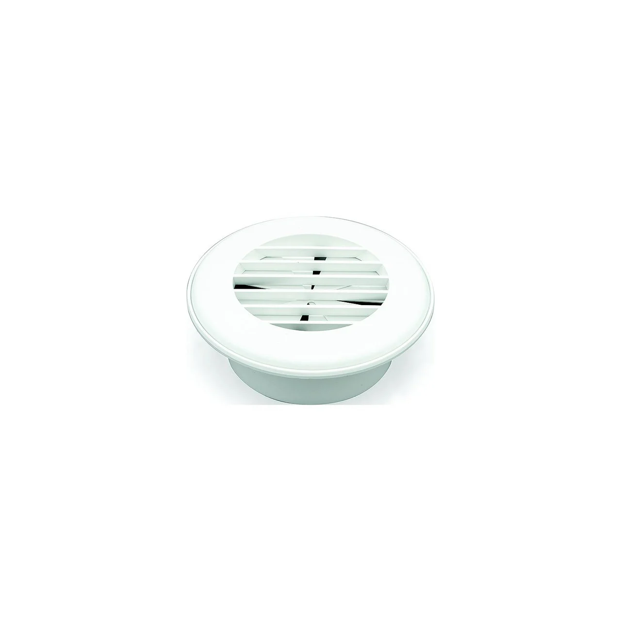 B&B Molders - 865-94267 Thermovent Ducted Vent, 4" w/ Damper, Polar White - 94267