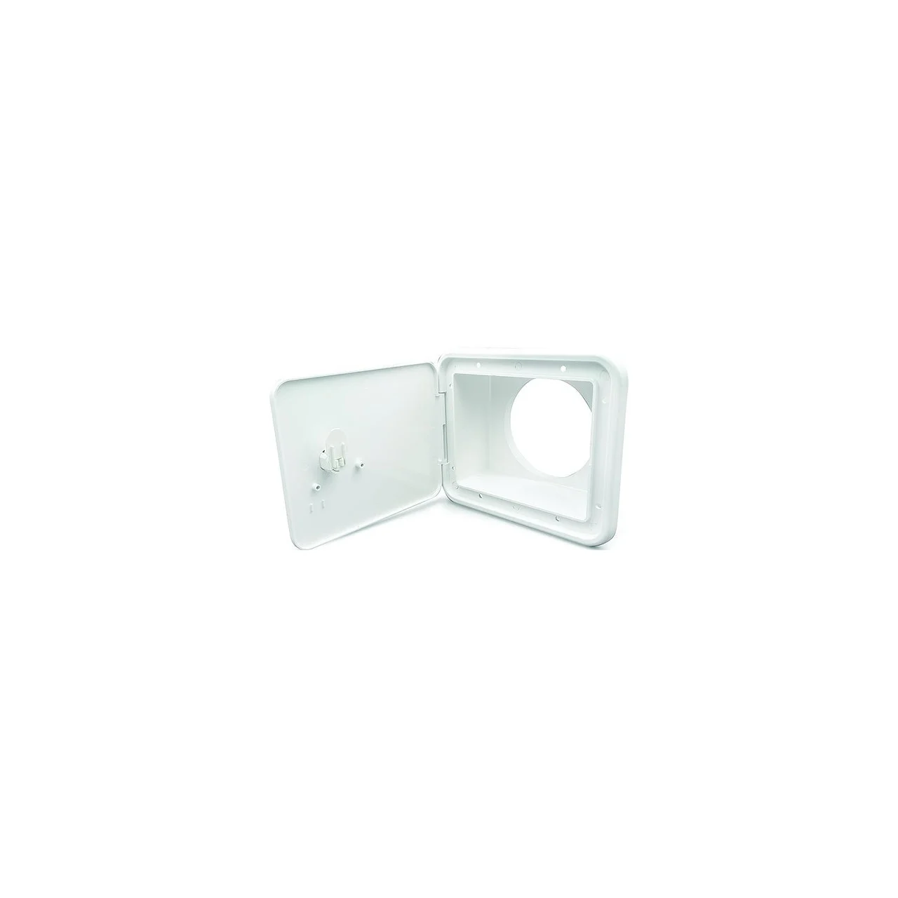 B&B Molders - 865-94302 Sewer Hose/Storage Hatch, Polar White - 94302