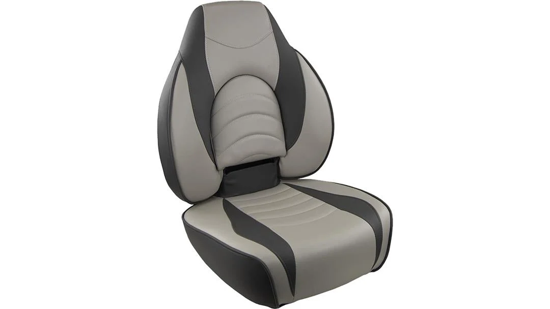 Springfield Fish Pro High Back Folding Seat - Charcoal/Grey