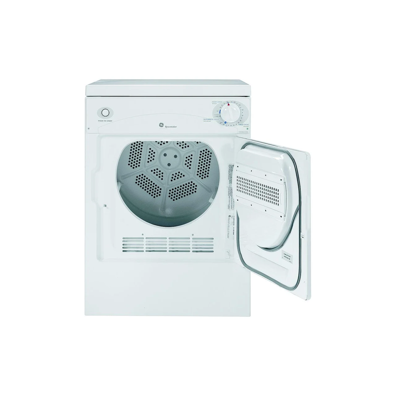 GE Appliances - GE DSKS333ECWW Spacemaker 120V Portable Electric Dryer - DSKS333ECWW