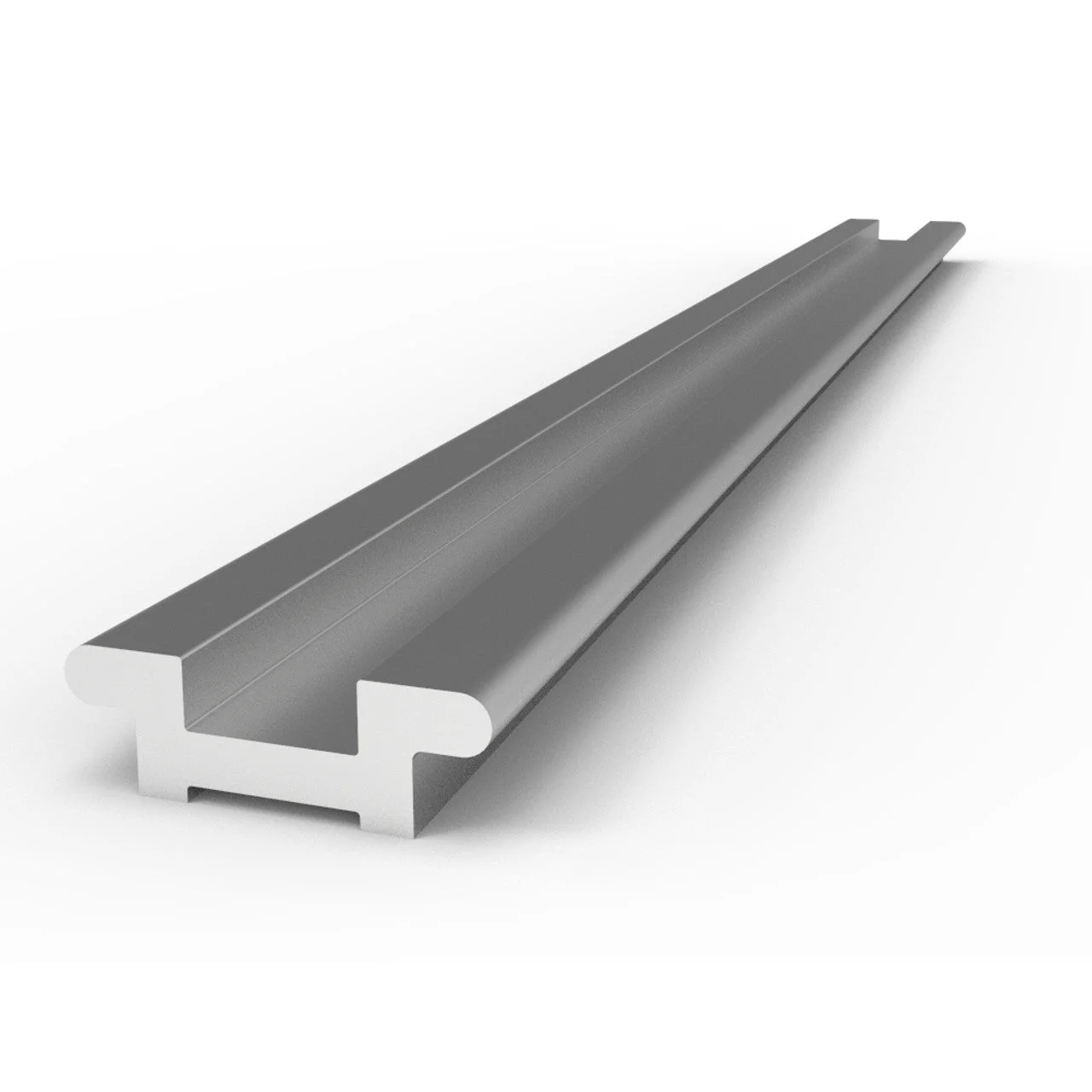 Allen Brothers 565mm Track Drilled & Anodised Silver. L=565mm