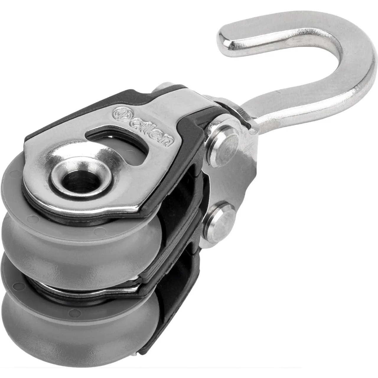 Allen Brothers 20mm Plain Bearing Double Block with Swivel Hook