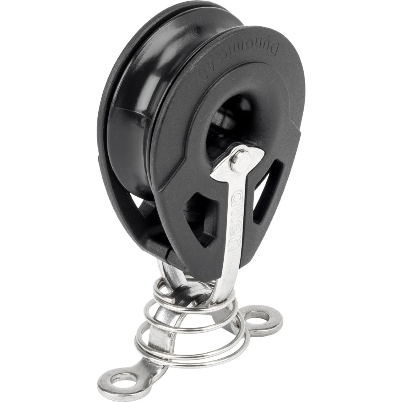 Allen Brothers 40mm Dynamic Single Strap Block with Lacing Eye and Spring