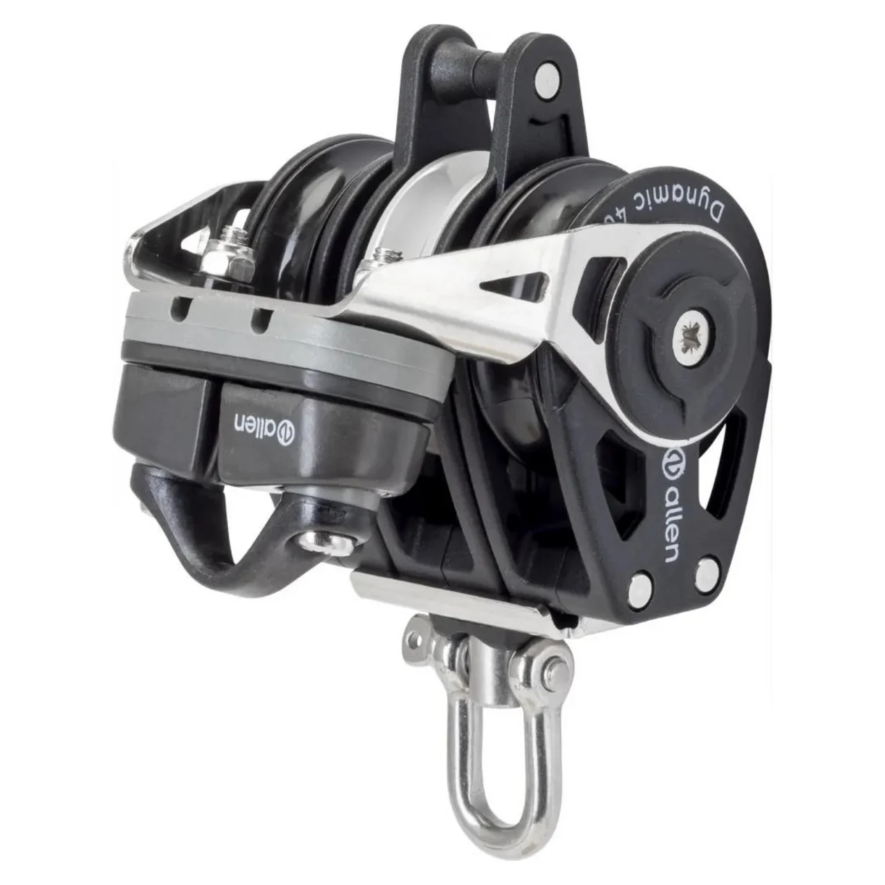 Allen Brothers 40 mm Triple With Becket, Ratchet & Adjustable Cam Cleat Block