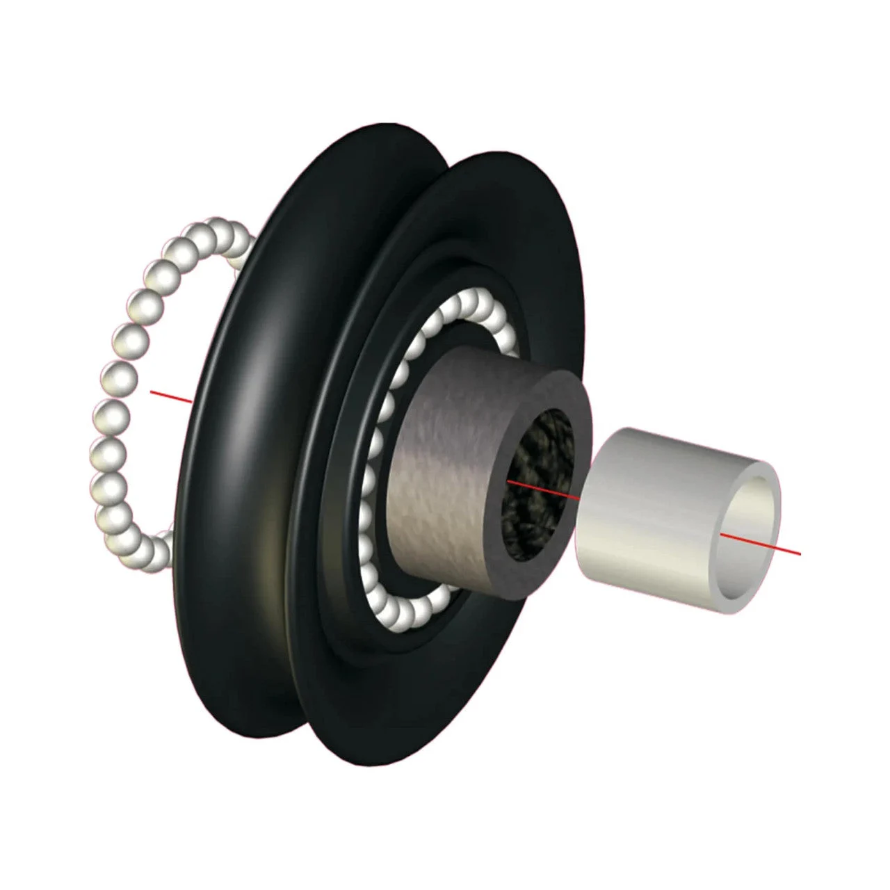 Antal Sheave D060-012 T16 Resin + Stainless Steel HUB (OPF)