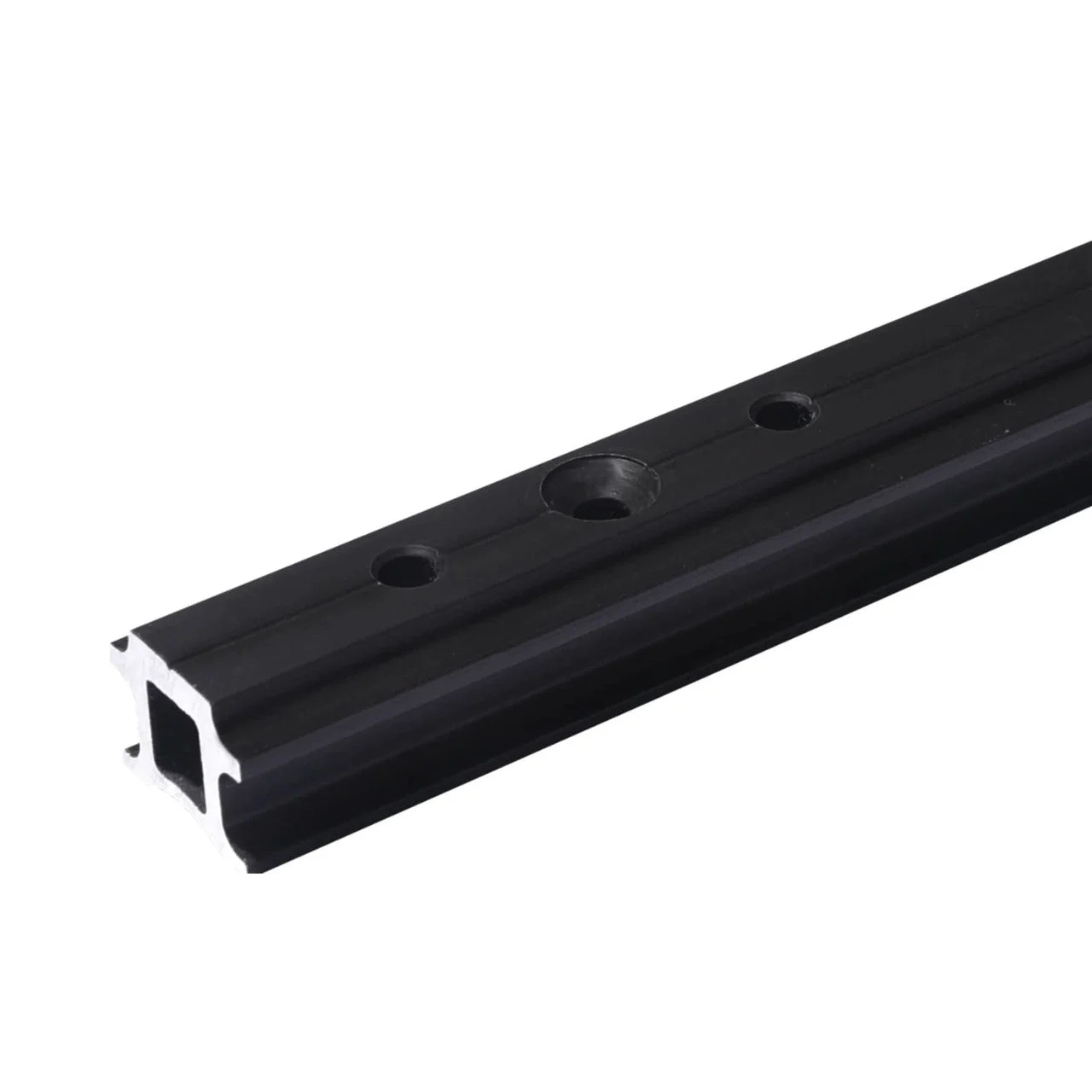 Antal BB Track 26X20 STOP PIN Holes, Black L=1000
