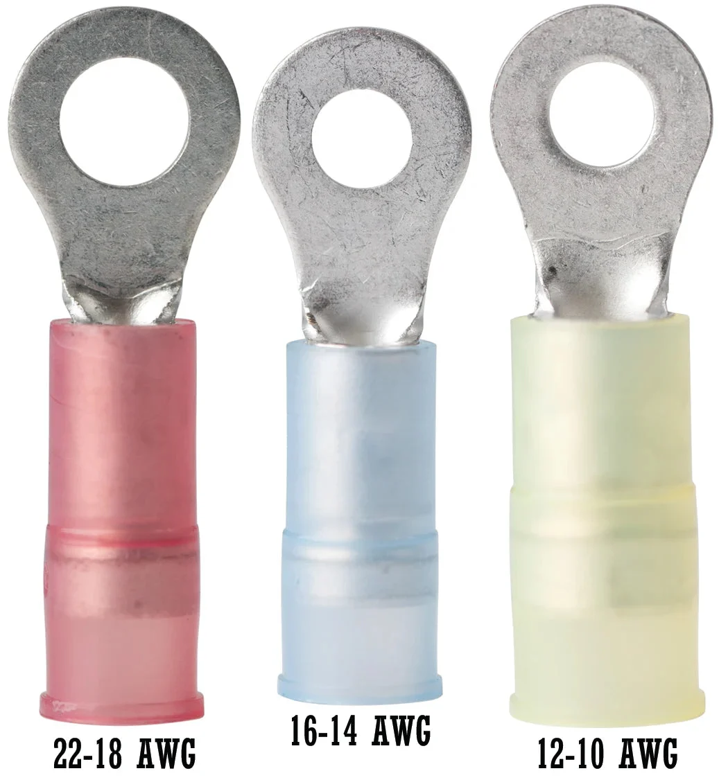 Ancor Nylon Ring Terminal 8 AWG 1/2"