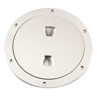 Beckson Deck Plate 6" Screw-Out White