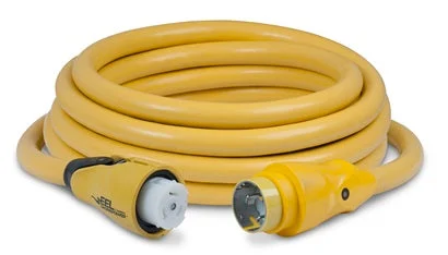 Marinco EEL Cordset, 50A 125V, 25', Yellow