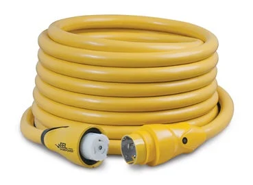 Marinco EEL Cordset, 50A 125V, 50', Yellow