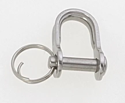 Viadana Stamped Dee (D) Clevis Pin Shackle 4mm, 27.12