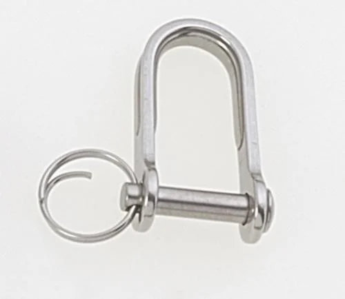 Viadana Stamped Dee (D) Clevis Pin Shackle 4mm, 27.13