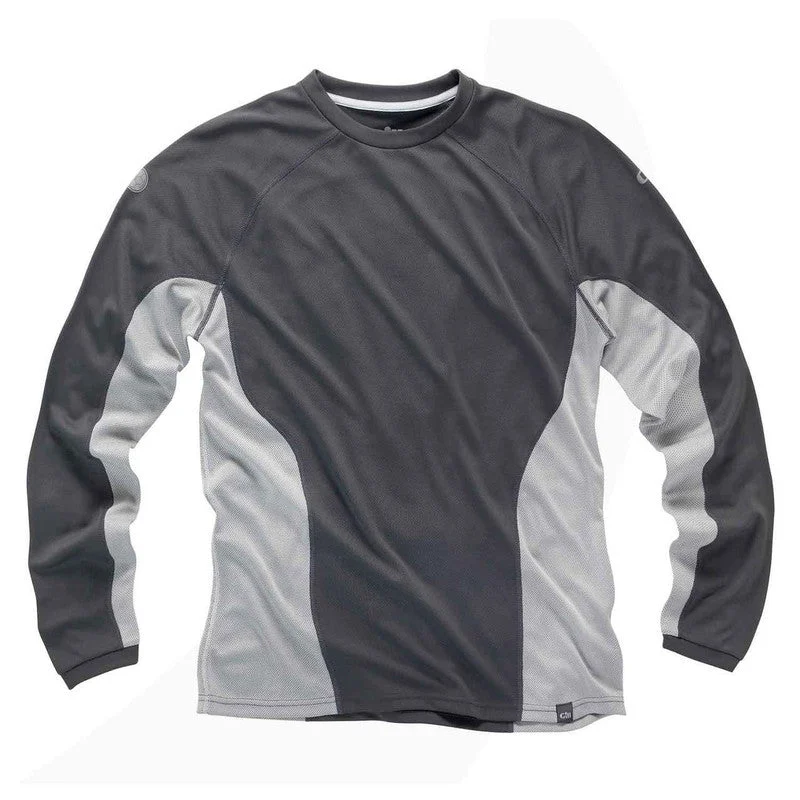 Gill Long Sleeve T Ash/Silver. Clearance
