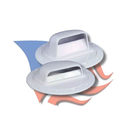 Beckson Vent Cowl Top Deck Plates 6" PRYx3" H White/Clear