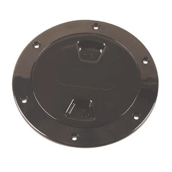 Beckson Deck Plate 4" SCR Black