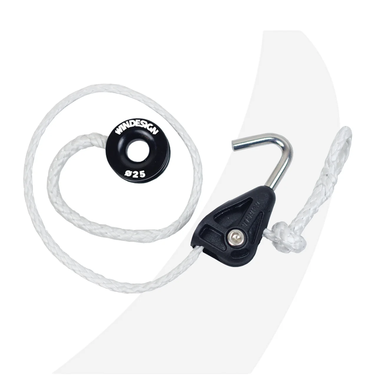 Opti Halyard with EX1351H and low friction ring