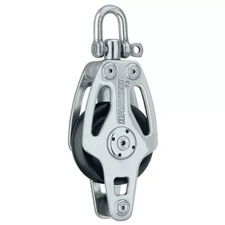 Harken 75mm Stainless Steel Single Swivel Block w/Becket