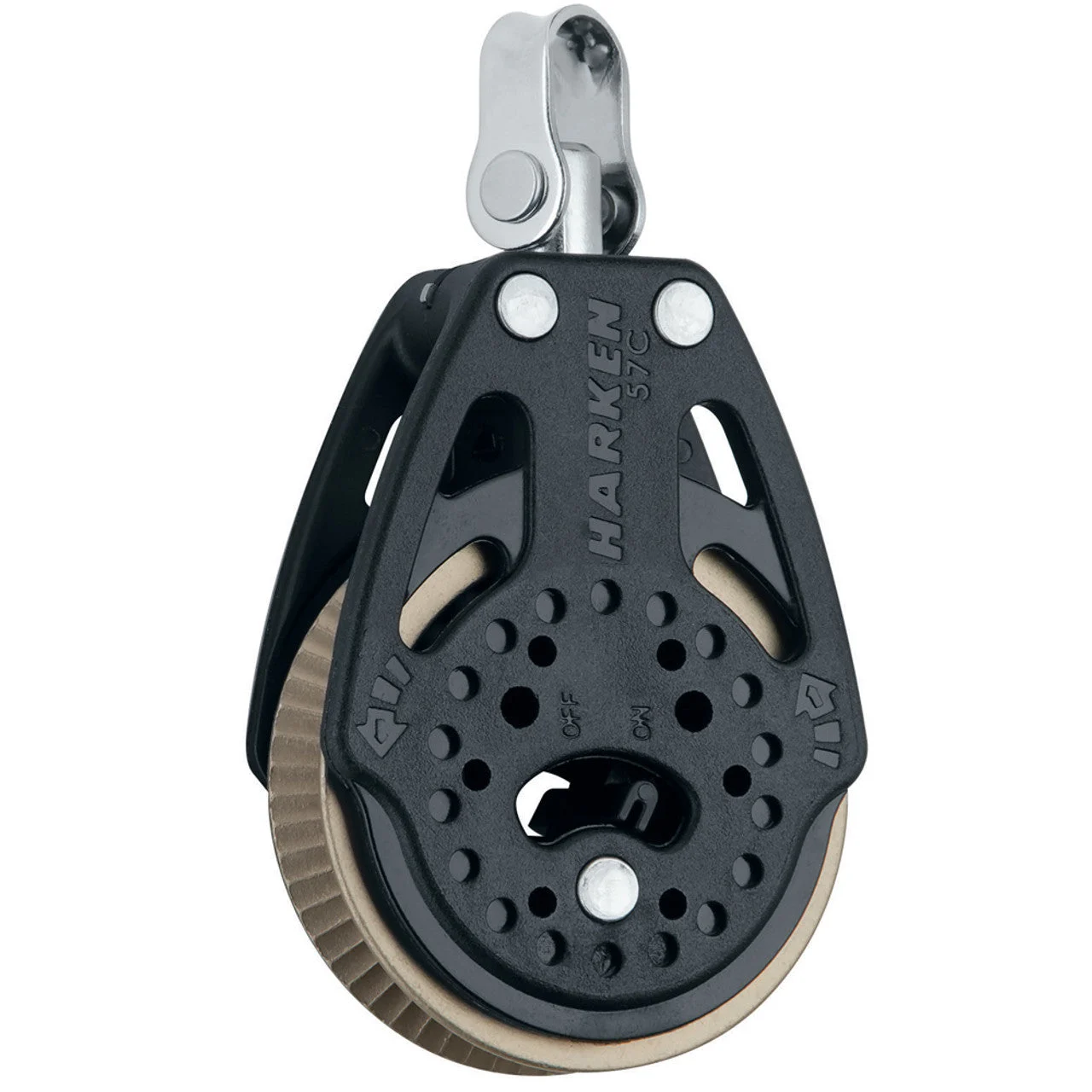 Harken 57mm Carbo Ratchet Block Swivel - 1.5 x Grip