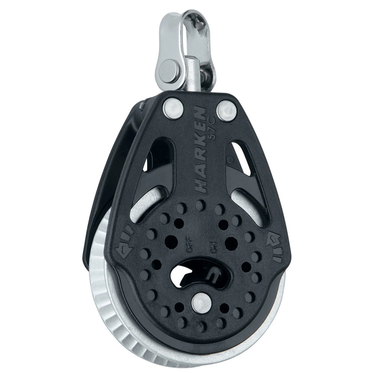 Harken 57mm Carbo Ratchet Block Swivel - 2x Grip