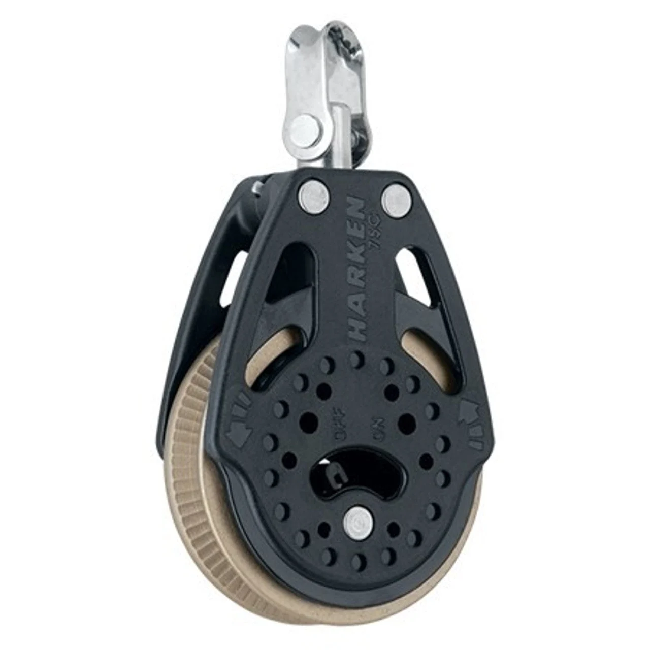 Harken 75mm Carbo Ratchet Block Swivel 1.5x Grip
