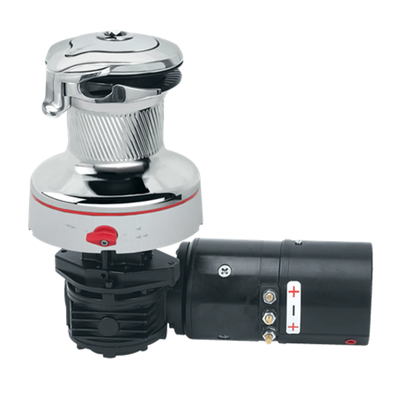 Harken 40 Electric Self-Tailing Rewind Radial All-Chrome Winch Reverse Speed 24V
