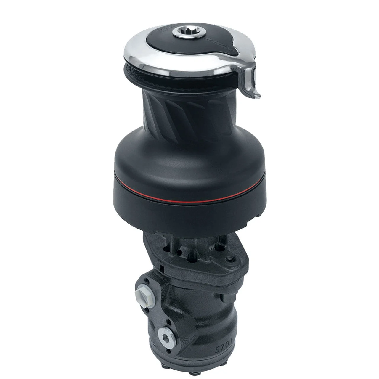 Harken 46 Hydraulic Self-Tailing Radial Aluminum Winch 2 Speed, Vertical