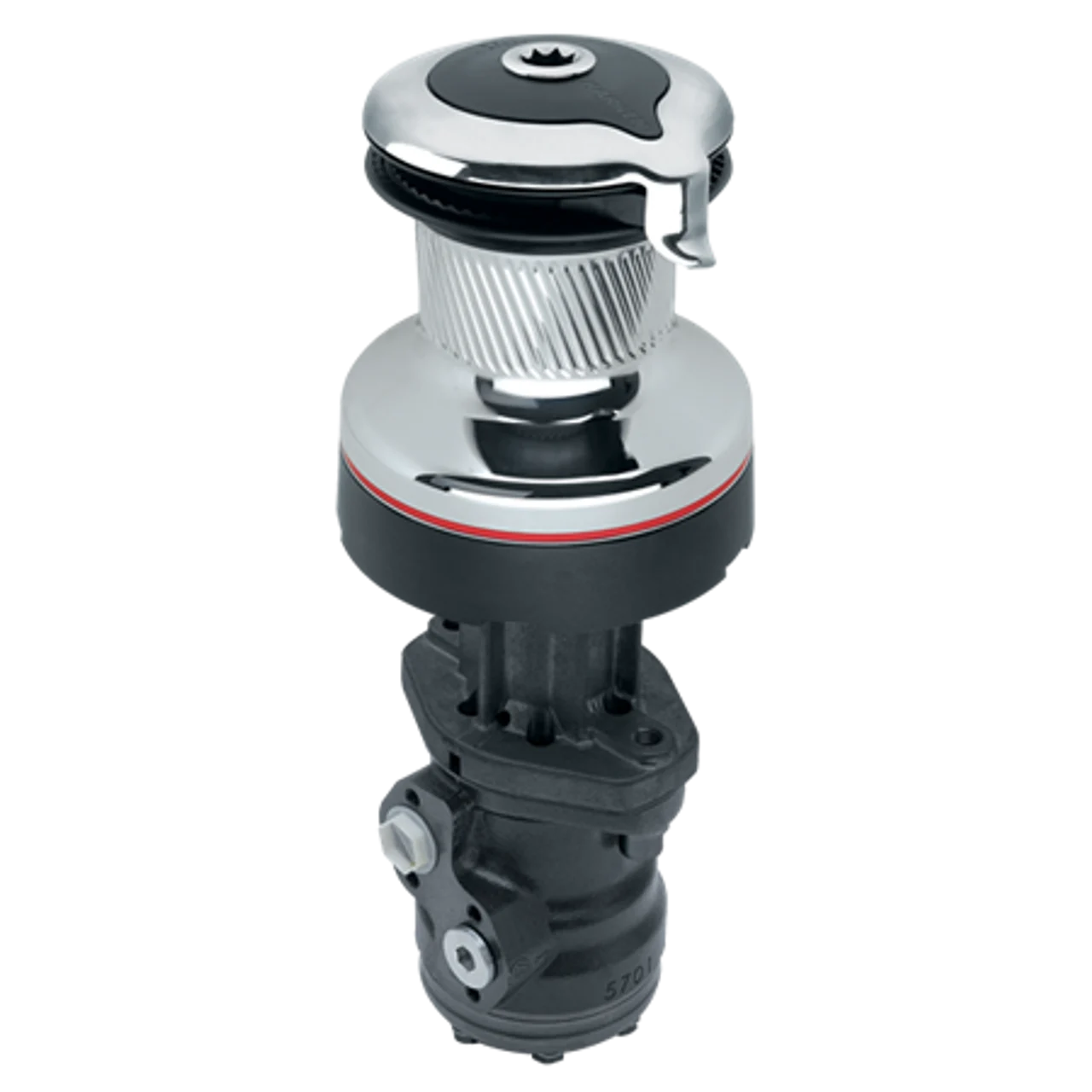 Harken 46 Hydraulic Self-Tailing Radial Chrome Winch 2 Speed, Vertical