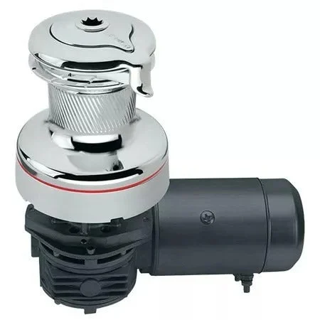 Harken 50 Electric Self-Tailing Radial All-Chrome Winch 2 Speed 24V, Vertical