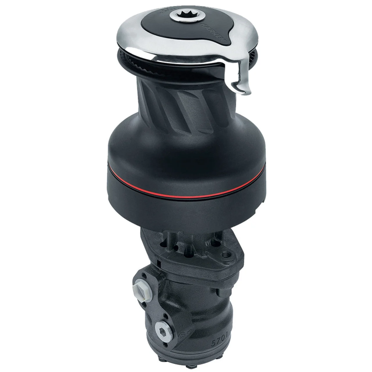 Harken 60 Hydraulic Self-Tailing Radial Aluminum Winch 3 Speed, Vertical