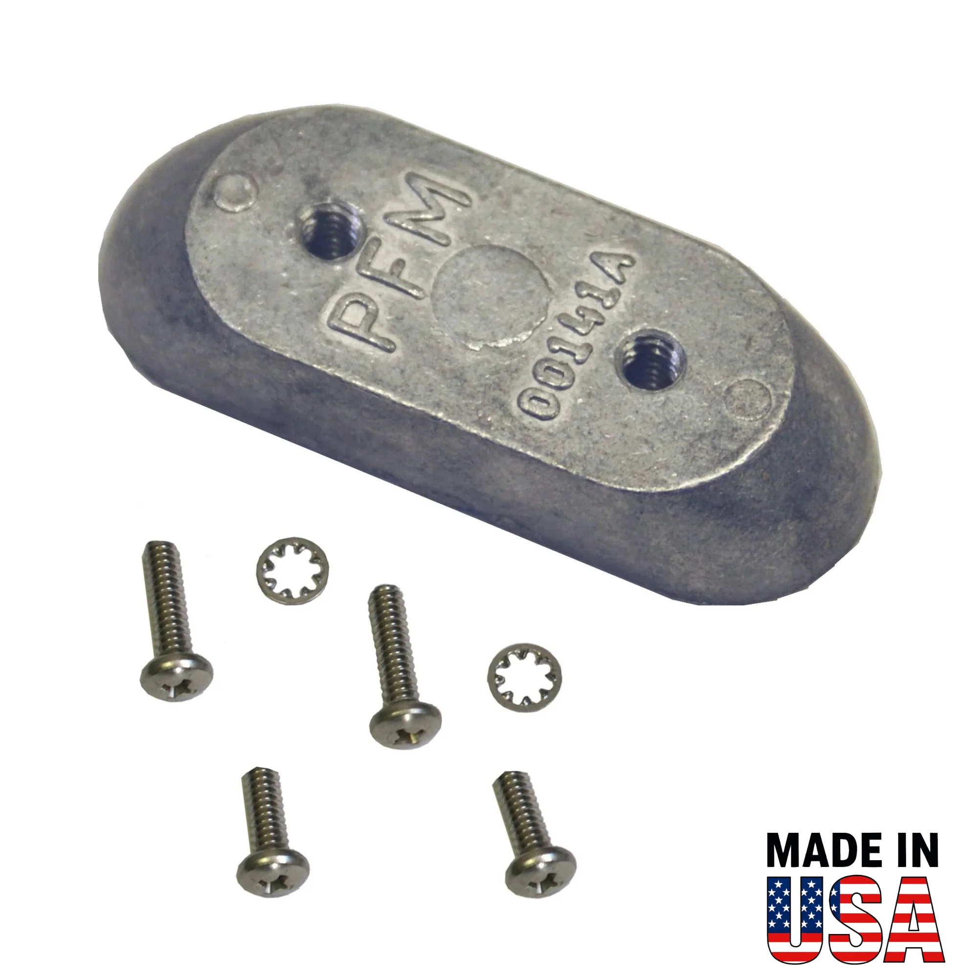 00141A for Bombardier (Johnson/Evinrude) Side Mounted Anode — Replaces 123009 / 327606 / 173029