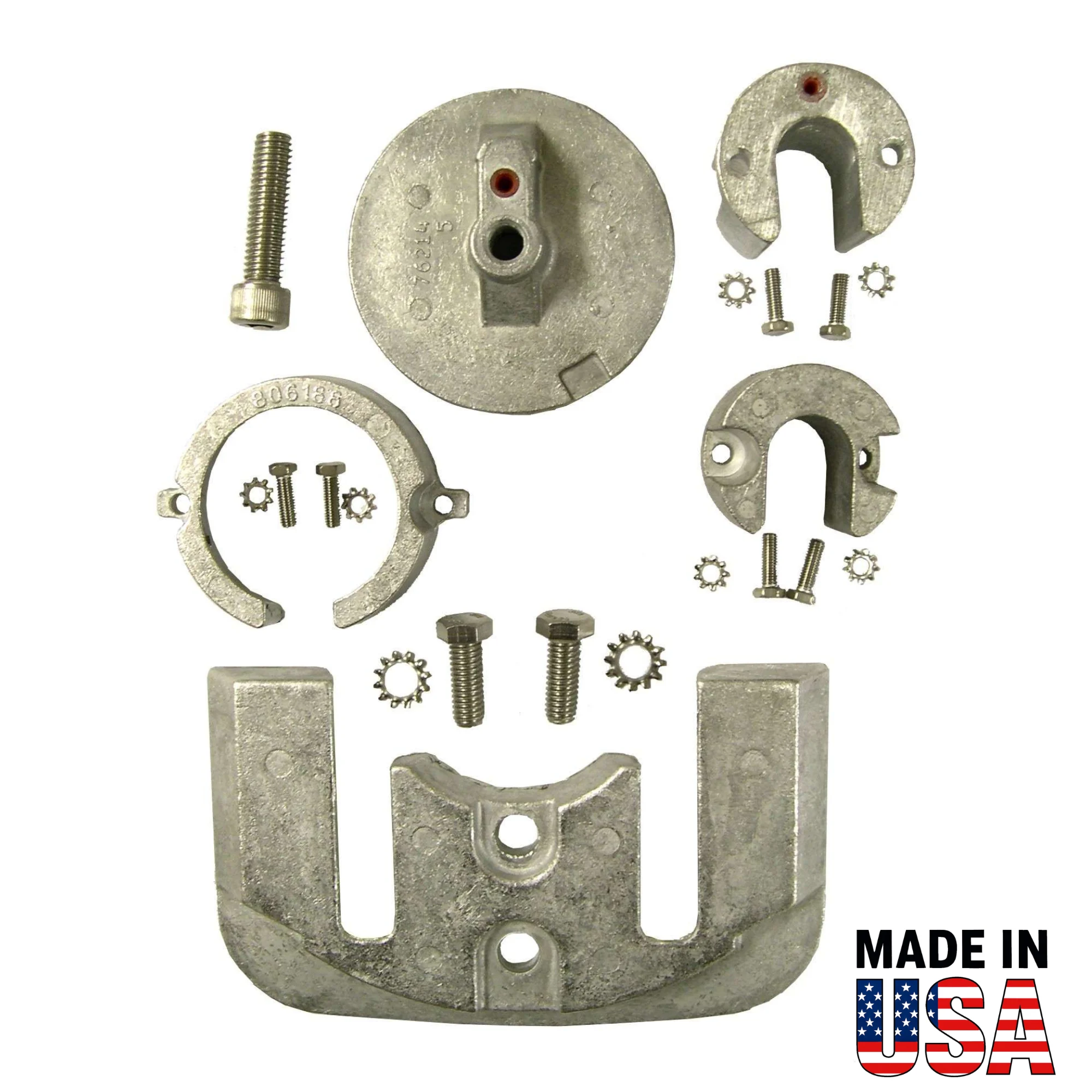 10060A Complete Anode Kit for Mercruiser Bravo One — OEM Replacement 888758Q1